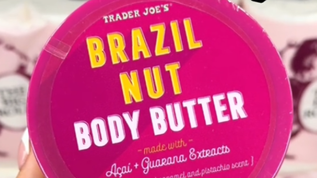 trader joe's brazil nut body butter dupe